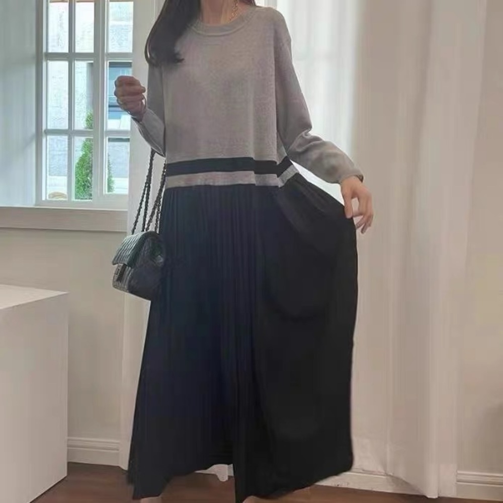 Black and Gray Sweater dress BRAND NEW